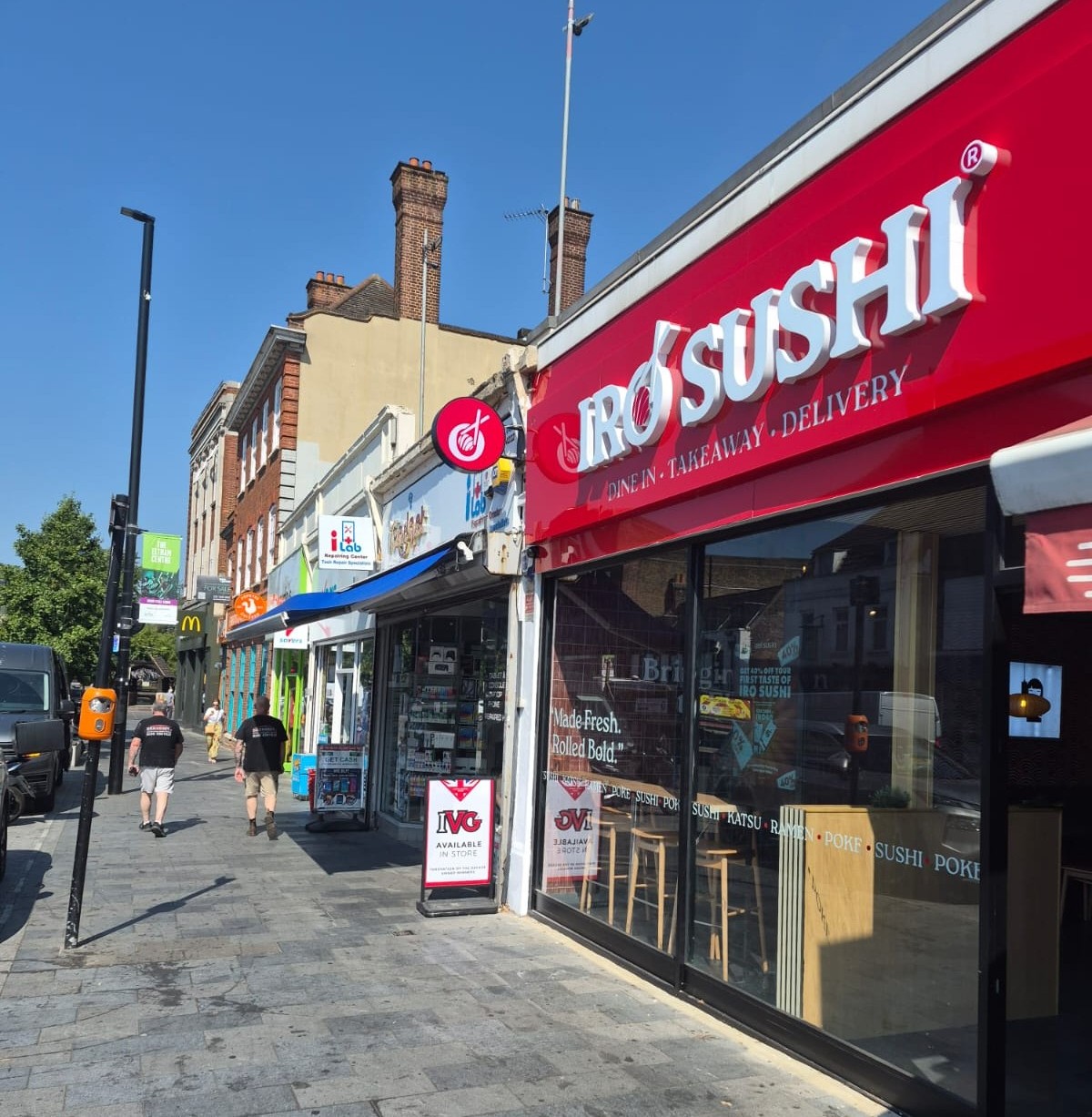 IRO Sushi Eltham Has Moved to the Former Santander Bank Building, Near McDonald's